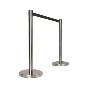 absperrständer edelstahl grip